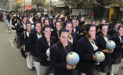 APTOPIX India Obama Inauguration Global Reax APTOPIX India Obama Inauguration Global Reax