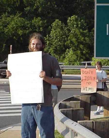 PROTEST - DONT LISTEN TO HIM PROTEST - DONT LISTEN TO HIM