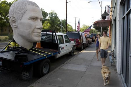 concrete obama head_Moonbattery 090610 concrete obama head_Moonbattery 090610