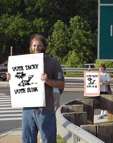 VOTE TACKY VOTE TACKY