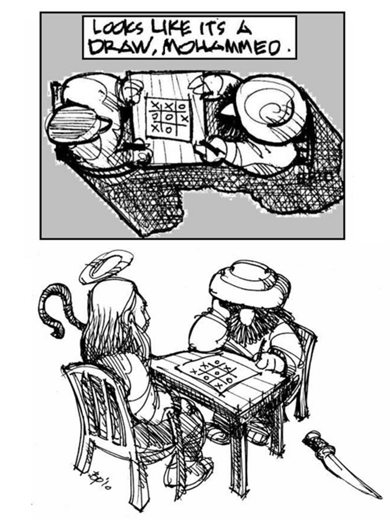 Draw Mohammed TicTacToe