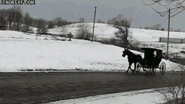 Amish Skiing