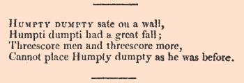 Humpty Dumpty 1803