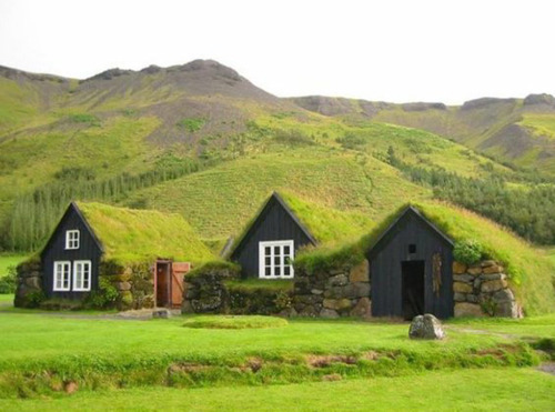 Icelandic Grass Houses
