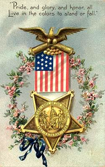 Memorial Day Historical Postcard