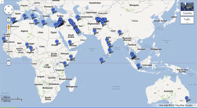 Muslim Protests Since 11 September 2012