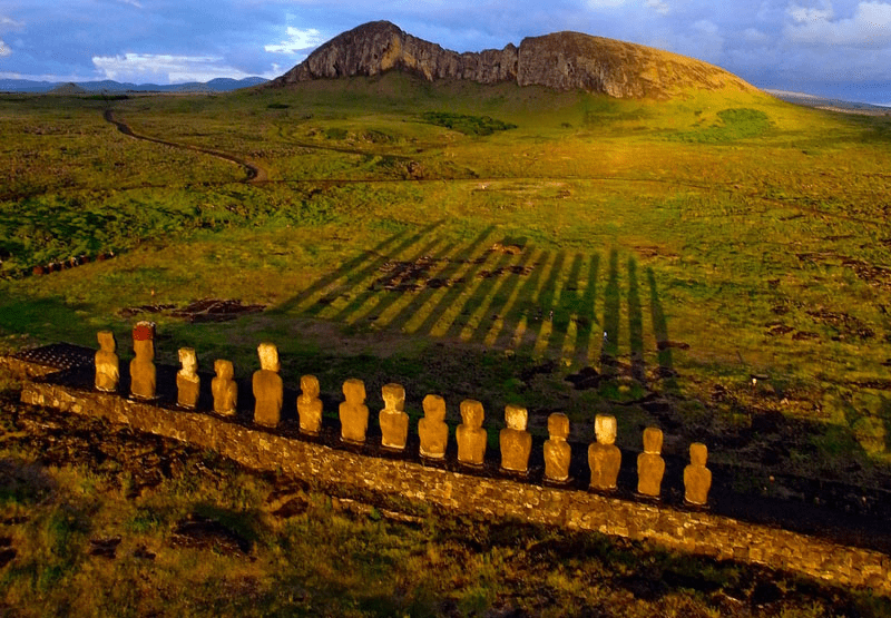 Easter Island Moai Sunrise