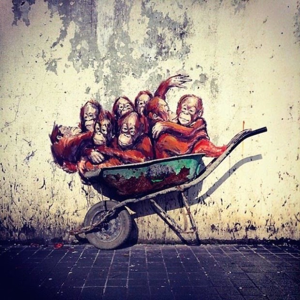 Wheelbarrow Monkeys 3
