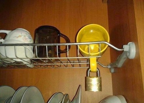 IT'S MY CUP YELLOW CUP DAMMIT