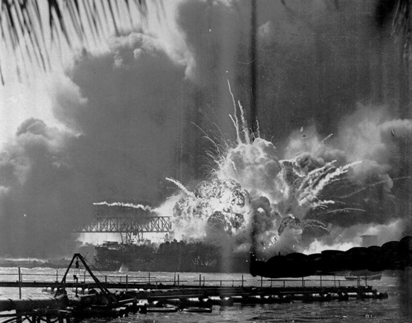 Pearl Harbor Attack - USS Shaw