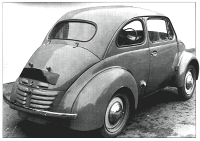1942 Renault 4CV Prototype rear