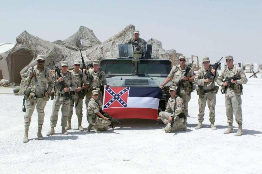 Confederate Flag Military 2