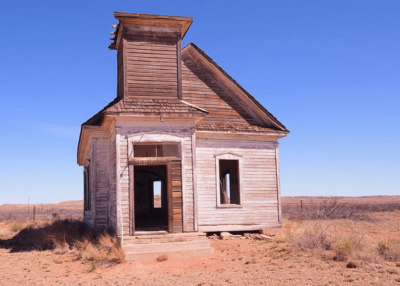 Abandoned Desert Church
