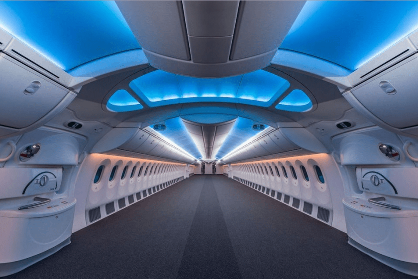 Boeing 787 without interior