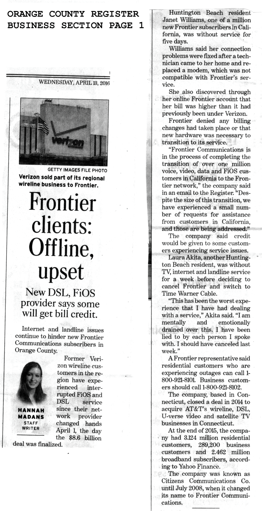 160413 OC Register Business Page 1