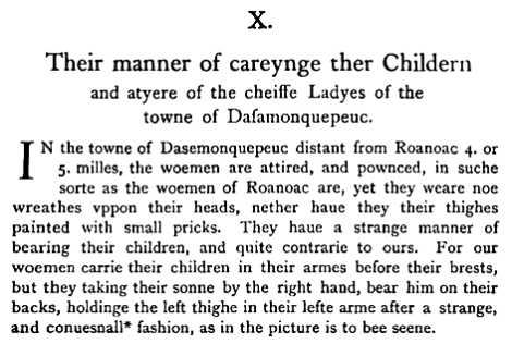 Roanoak Indians 1590 Quote