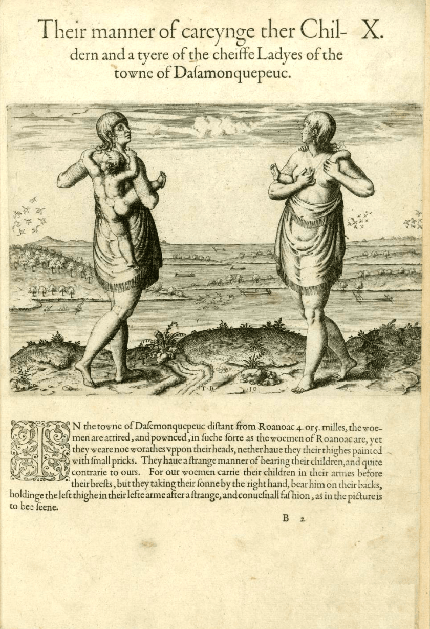 Roanoak Indians 1590