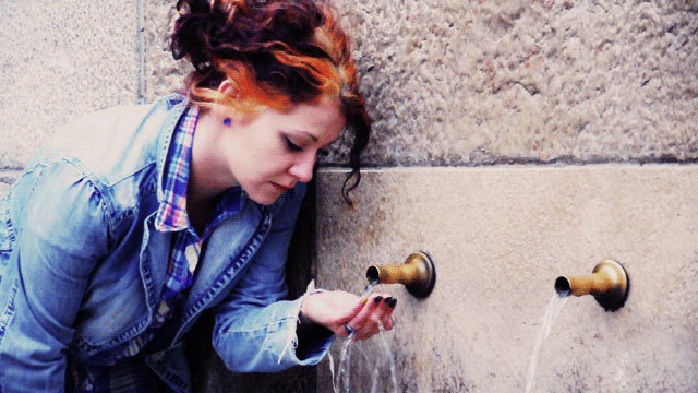 invisible drinking fountain