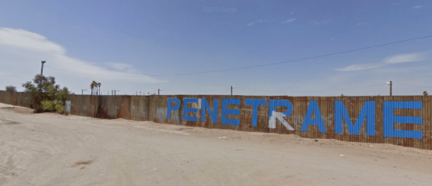 U.S. Mexico Border Fence at Morelia St.2